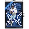 Trends International NFL Dallas Cowboys - Dak Prescott 22 Framed Wall Poster Prints - 3 of 4