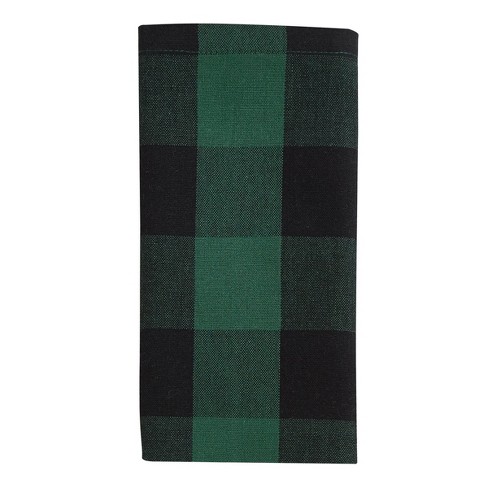 Park Designs Buffalo Check Napkin Set - Green