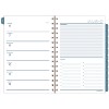 Glacier Weekly/Monthly Planner, Glacier Artwork, 8.5 x 6.38, Blue/Gray/Silver Cover, 12-Month (Jan to Dec): 2025 - 3 of 4