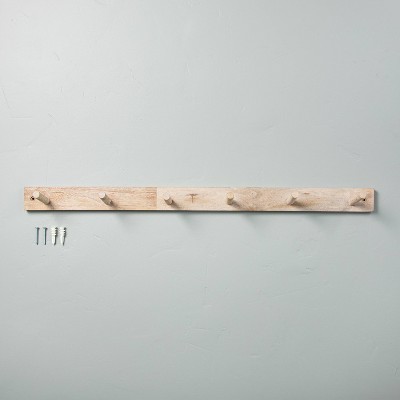 Heavy Duty Wooden Wall Hooks, For Coats & More