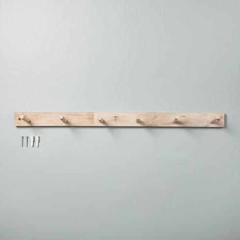 Wooden discount peg hooks