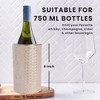 Sol Living 1.6 Qt. Stainless Steel Double Wall Wine Chiller Bucket - 4 of 4