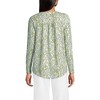 Lands' End Women's Long Sleeve Lightweight Jersey Notch Neck Tunic Top - 2 of 3