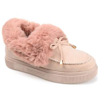 Journee Collection Womens Midnight Tru Comfort Foam Slip On Shoe Style Round Toe Slippers