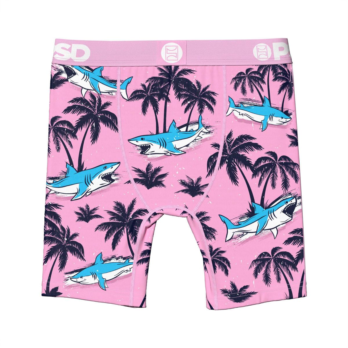 PSD Boys' 2pk Surf & Turf Boxer Briefs Underwear - Pink/Blue