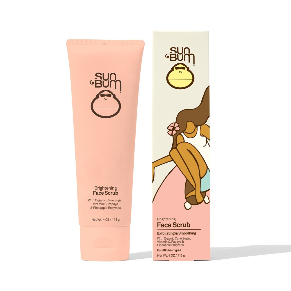 Photos - Cream / Lotion Sun Bum Brightening Face Scrub - 4oz