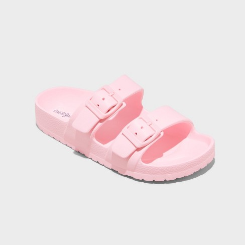 Pink sandals discount for kids