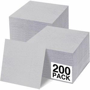 SparkSettings Beverage Napkins, 5” x 5” 2 Ply Paper Napkins, Pack of 200 - 1 of 4