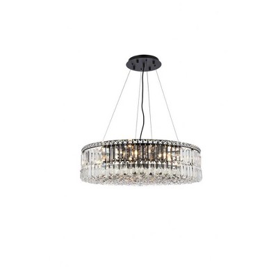 Elegant Lighting Maxime 12 - Light Chandelier in  Black