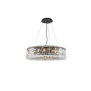 Elegant Lighting Maxime 12 - Light Chandelier in  Black - 1 of 3