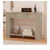 47.2 inch Fluted Console Table with Drawer and Open Storage for Entryway Sofa Side Living Room Bedroom Decor - 3 of 4
