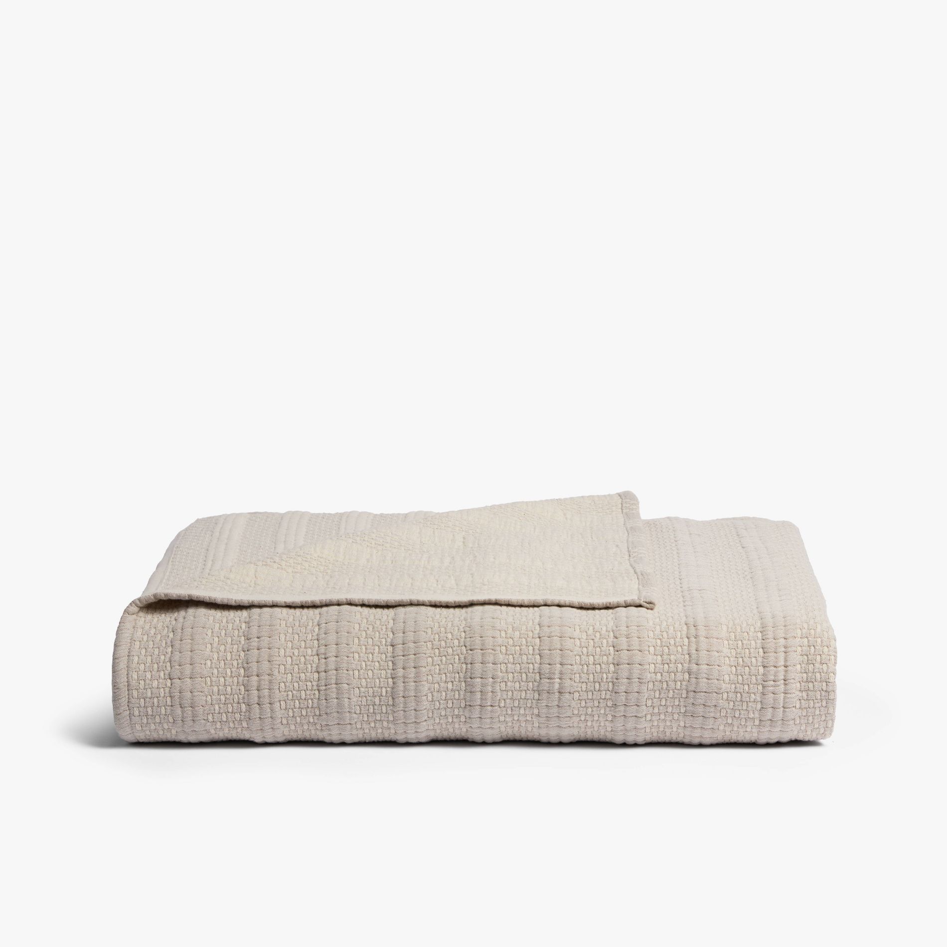 Desert Stripe Bed Blanket Queen/King Natural - Parachute for Target