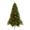 Whisen 7.5FT Pre-lit Christmas Tree Artificial Tree with 400 Pre-strung Led Lights, Foldable Stand - 3 of 4