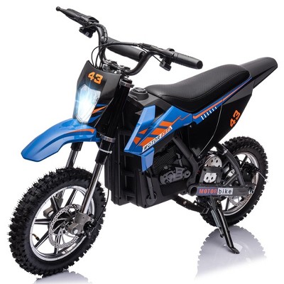 36V Kids Ride on Dirt Bike,15.5MPH Fast Speed Electric Battery-Powered Off-Road Motorcycle