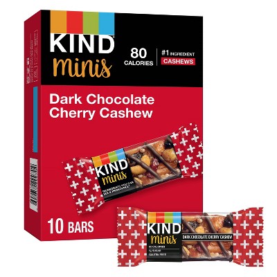 KIND Minis Dark Chocolate Cherry - 7.0oz/10ct