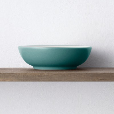Turquoise Ceramic Soup and Cereal Bowls Set of 4