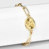 Bijoux Sport by Luv Aj MLB Gold Plated Brass Oval Coin Bracelet - 2 of 4