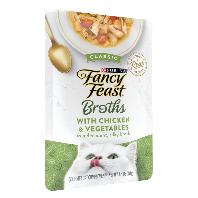 Purina Fancy Feast Lickable Broths Classic Wet Cat Food - 1.4oz, 5 of 8