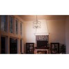 Urban Ambiance Luxury French Rustic Rustic Chandelier,  16" x 23",  Antique Silver Finish, UHP2913 - 2 of 4