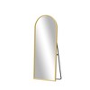 57"x20" Arched Full Length Mirror, Full Floor Mirror with Stand, Large Full Body Mirror, Wall Mirror for Bedroom Living Room - 3 of 4