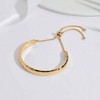 Adjustable Slider Bracelets for Women, Bar Friendship Bangle, Gold Bolo Bracelet - 4 of 4