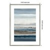 Amanti Art Shoreline Echoes by Hannah Dawson Wood Framed Wall Art Print - 3 of 4