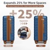 5-Piece Hardside Luggage Set, Expandable Spinner Wheels Suitcases with Duffel & Toiletry Bag (20"+24"+28") - ModernLuxe - 4 of 4