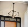Maxim Lighting Abode 4 - Light Chandelier in  Textured Black/Polished Nickel - 3 of 4