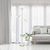3-Light Floor Lamp with Scalloped Glass Shade - Elegant Designs - 3 of 4