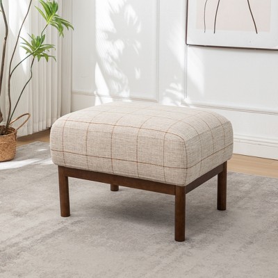 Wovenbyrd Churchill 25" Rectangle Pillowtop Ottoman