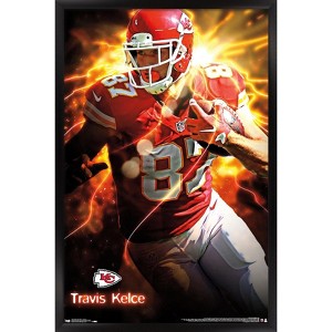 Trends International NFL Kansas City Chiefs - TraVIs Kelce 16 Framed Wall Poster Prints - 1 of 4