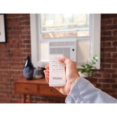Haier 6000 BTU White Window Air Conditioner with Remote