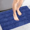 Unique Bargains Absorbent Chenille Bath High Pile Quick Dry Bath Machine Washable Rugs - 2 of 4