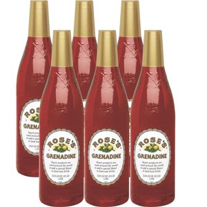 Rose’s Grenadine Syrup 1 Liter Bottle, | Perfect for Cocktails, Beverages, and Mixers - 1 of 3