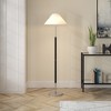Hudson and Canal 2-Light Floor Lamp with Fabric Empire Shade - 4 of 4