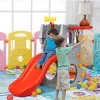 Children Climber Slide Set w/ Basketball Hoop and Telescope Toy Indoor & Outdoor - 3 of 4
