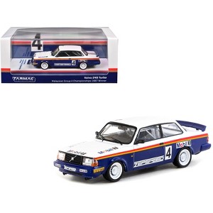 Volvo 240 Turbo #4 Winner "Malaysian Group A Championships" (1987) "Hobby64" Series 1/64 Diecast Model Car by Tarmac Works - 1 of 4