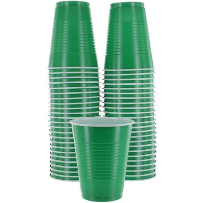 RARE 36 Hefty 18oz Army Green Woodland Camo Plastic Cups