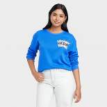 Women's Looney Tunes That's All Folks Graphic Sweatshirt - Blue