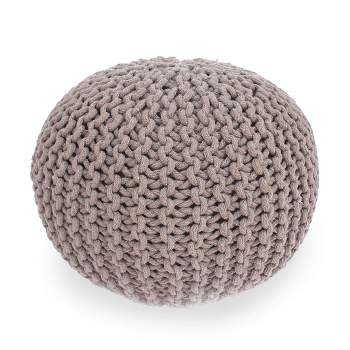 Moro Handcrafted Modern Cotton Pouf - Christopher Knight Home