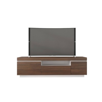 Cali TV Stand for TVs up to 68" Walnut/White - Nexera