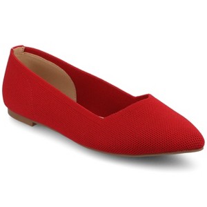 Journee Women's Minnah Knit Dress Flats - 1 of 4