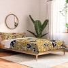 Deny Designs Alisa Galitsyna Four Leaf Flower Pattern Comforter and Pillow Sham Set Yellow - image 2 of 4