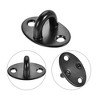 Unique Bargains 201 Stainless Steel Cabin Eye Latch Gate Door Swivel Hook with Mounting Screws 4 Pcs - 4 of 4