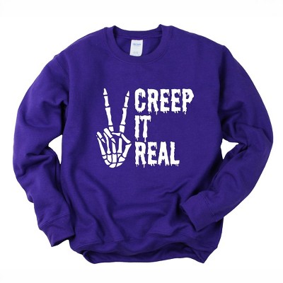Simply Sage Market Women's Graphic Sweatshirt Creep It Real Peace