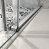 NicBex Shower Door 76"H Frameless 1 Fixed and 1 Shifted Shower Doors 304 Stainless Steel with Adjustable Soft Closing Function, Chrome - 4 of 4