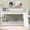 NicBex Bunk Bed with Convertible Slide,Wood Bunk Beds with Ladder and Guardrail,Bunk Bed Frame for Kids,Box Spring Not Required - 2 of 4