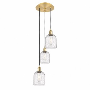 Bella - 3 Light Cord Hung Multi Pendant In Industrial Style-29.25 Inches Tall and 12 Inches Wide - 1 of 1
