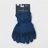 London Fog Boy's Ski Gloves - Winter Sports Snow Gloves with Velcro Closure and Reinforfced Grip for Kids (Size 4-6) - 2 of 4