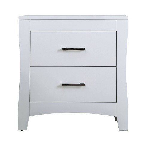 Nob Hill 2 Drawer Nightstand White Mibasics Target